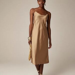 J Crew Gwyneth slip dress in luster charmeuse SZ 2 BV496